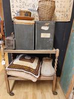 Oud houten vintage theewagen, Antiek en Kunst, Antiek | Meubels | Tafels, Ophalen of Verzenden
