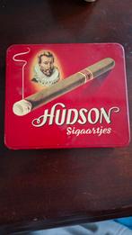 Vintage Hudson Sigaartjes Blikken Doos, Ophalen of Verzenden, Gebruikt, Overige merken