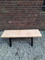 Mooie eikenhouten bijzettafel of bankje., Huis en Inrichting, Ophalen, Rechthoekig, Hout, 60 cm of meer