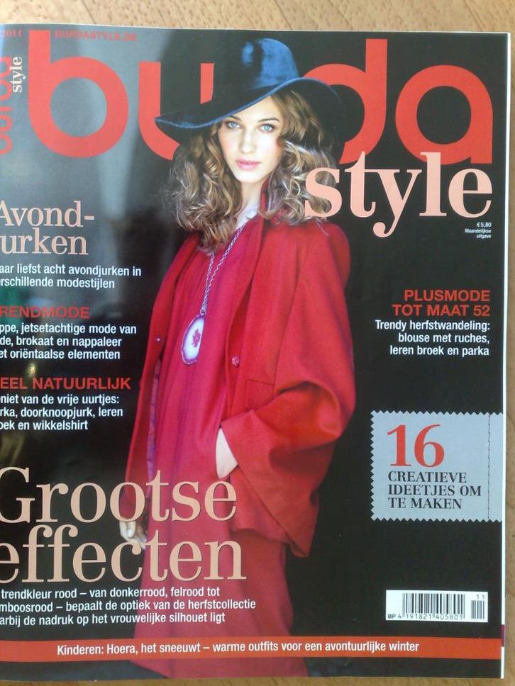 Burda style november nr. 11 / 2011, Hobby en Vrije tijd, Kledingpatronen, Nieuw, Vrouw, Burda, Verzenden