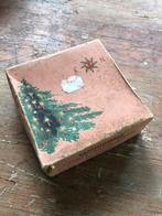 Brocante kerstkaarsjes in kartonnen doosje, Ophalen of Verzenden, Zo goed als nieuw