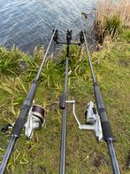 3x Shimano Diaflash Carp Japan (paars) 12ft, Watersport en Boten, Hengelsport | Karpervissen, Ophalen, Zo goed als nieuw, Werphengel