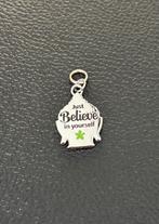 Bedeltje / hanger Charms for you: just believe in yourself., Overige merken, Overige materialen, Nieuw, Ophalen of Verzenden