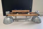 Stoere industriële hanglamp, Ophalen, Zo goed als nieuw, Minder dan 50 cm, Metaal