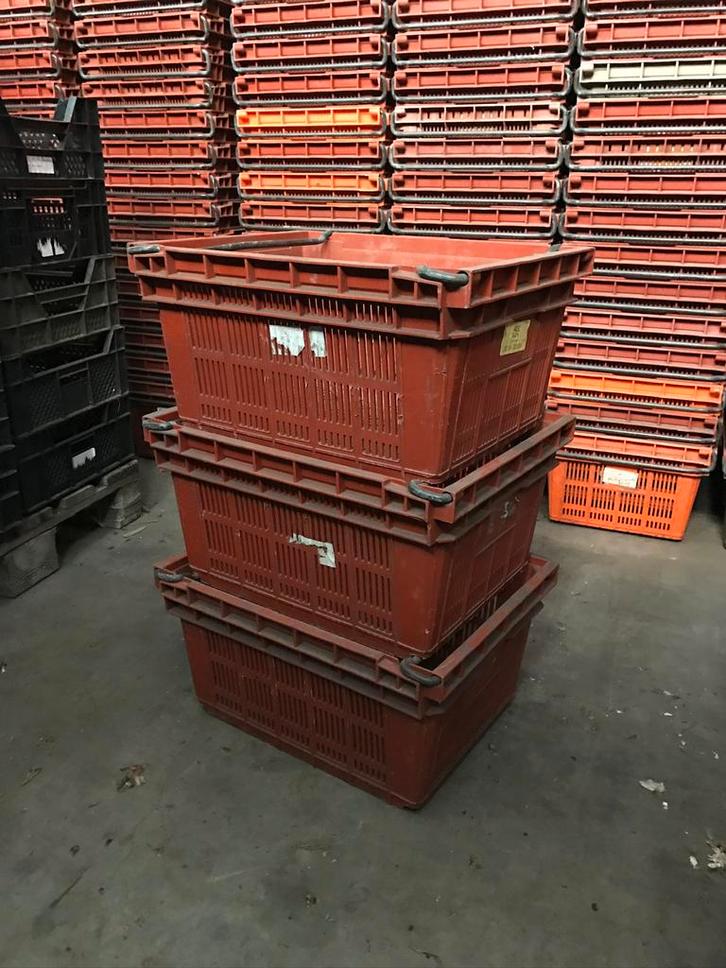 Curvers, nestbare kratten te koop, Doe-het-zelf en Verbouw, Kratten en Dozen, Gebruikt, Krat, Minder dan 50 cm, Minder dan 35 cm