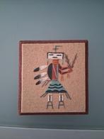 Zandkunstwerk Native American, Antiek en Kunst, Kunst | Niet-Westerse kunst, Ophalen of Verzenden