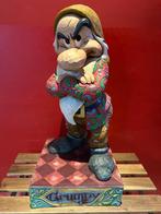 Disney Traditions showcase Jim Shore Grumpy BIG STATUE, Ophalen, Sneeuwwitje of Doornroosje, Zo goed als nieuw, Beeldje of Figuurtje