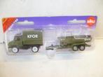 Siku 1680 KFOR Unimog met Boot militair modelauto militair, Ophalen of Verzenden, Nieuw, Auto