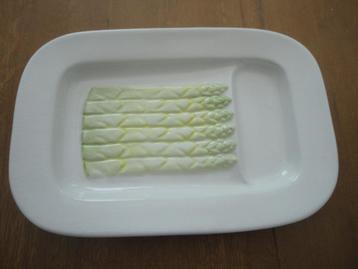 Mooi asperge bord aspergebord c.q. schaal beschikbaar voor biedingen