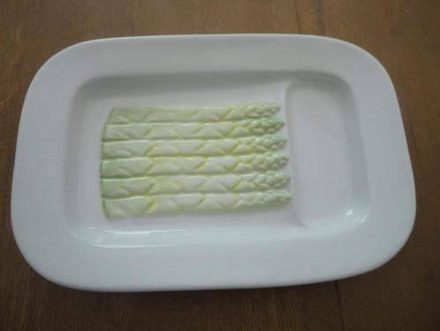Mooi asperge bord aspergebord c.q. schaal, Huis en Inrichting, Keuken | Servies, Gebruikt, Bord(en), Overige stijlen, Aardewerk
