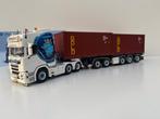 TEKNO SCANIA   R 530 CONTAINER AUTO  SNEEPELS NEW, Ophalen of Verzenden, Nieuw, Bus of Vrachtwagen, Tekno