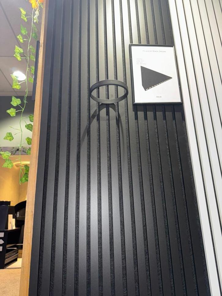 Akoestisch paneel black 278x60cm Deluxe, Doe-het-zelf en Verbouw, Platen en Panelen, Nieuw, Overige materialen, Minder dan 20 mm