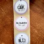 Sluitstickers gek op jou, de leukste ben jij, blij met jou, Verzenden, Nieuw, Meerdere stickers