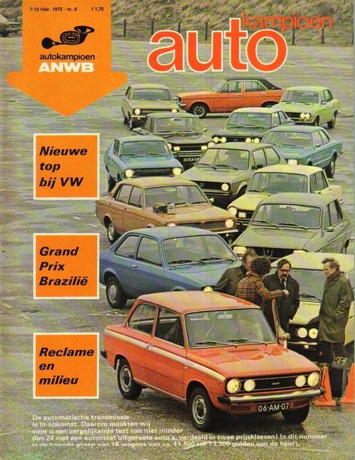 Autokampioen multitest 16 Automaten 1975, Boeken, Auto's | Folders en Tijdschriften, Gelezen, Ford, Ophalen of Verzenden