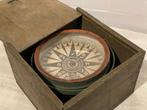 antiek cardanisch kompas Filby Hamburg  nautisch volkskunst, Ophalen