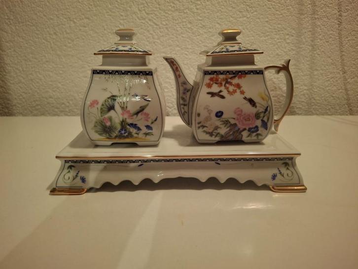 Jugendstil Porseleinen Theepot - Made in Germany, Antiek en Kunst, Antiek | Servies compleet, Ophalen of Verzenden