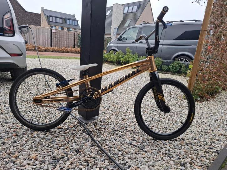 Professionele bmx Marshal maat pro gold signature, Fietsen en Brommers, Fietsen | Crossfietsen en BMX, Zo goed als nieuw, 16 tot 20 inch