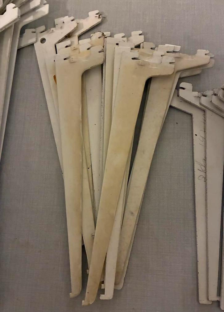 Element plankdragers 30 CM WIT Element System | 14 stuks, Doe-het-zelf en Verbouw, IJzerwaren en Bevestigingsmiddelen, Gebruikt