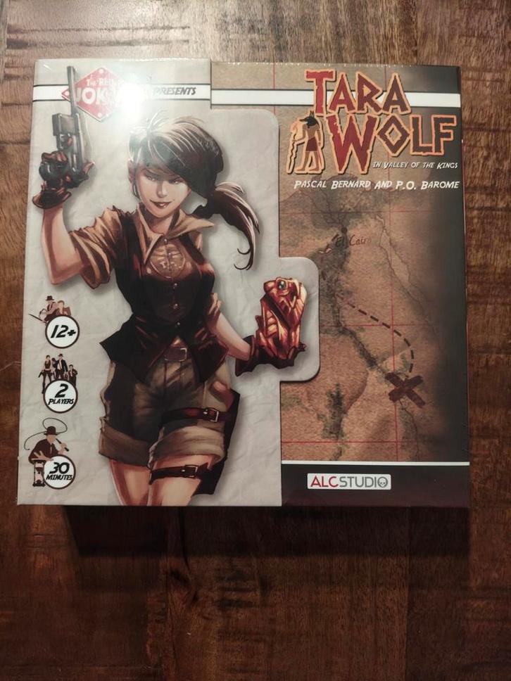 Tara Wolf Bordspel - Avontuur in de Vallei der Koningen!, Hobby en Vrije tijd, Gezelschapsspellen | Bordspellen, Zo goed als nieuw