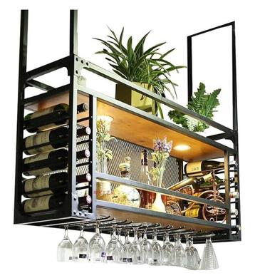 Grote plafondbar/wijnrek 160x95x30 beschikbaar voor biedingen