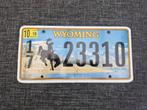 Kentekenplaat Wyoming USA Nummerplaat nummerbord License VS, Ophalen of Verzenden, Gebruikt, Auto's