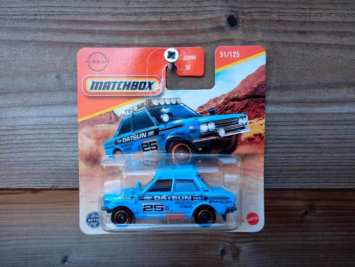Datsun 510 Rally '70 Matchbox, Hobby en Vrije tijd, Modelauto's | Overige schalen, Nieuw, Auto, Ophalen