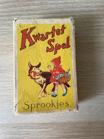 Kwartet spel Sprookjes. Kwartetspel. Ruim 75 jaar. Versturen beschikbaar voor biedingen