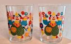 Twee Reims Glazen Clown/Vogel, Ophalen of Verzenden, Zo goed als nieuw, Frisdrankglas