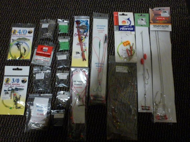 boot en strandlijnen wartels kralen , haken ed, Watersport en Boten, Hengelsport | Zeevissen, Nieuw, Overige typen, Ophalen of Verzenden