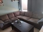 hoekbank ruilen voor een leren hoekbank, Huis en Inrichting, Ophalen, Gebruikt, Stof