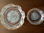 Brocante glazen schaaltjes met kantmotief, Antiek en Kunst, Ophalen of Verzenden