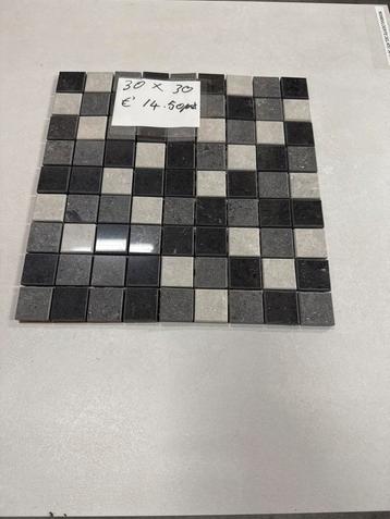 Mozaïek Tegels 30x30 - Nieuw prijs per matje beschikbaar voor biedingen