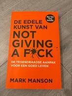 De edele kunst van not giving a fuck – Mark Manson, Ophalen, Zo goed als nieuw, Overige onderwerpen