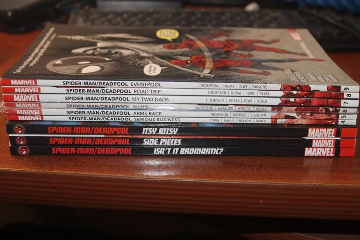 Marvel Spiderman/ Deadpool (2016-2019) complete serie, Boeken, Strips | Comics, Zo goed als nieuw, Complete serie of reeks, Amerika