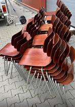 Partij van 51x vintage Flötotto pagholz stoelen ‘60, Ophalen of Verzenden, Zo goed als nieuw, Vijf, Zes of meer stoelen, Hout