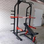 Sterling squat rack halfrack + Sterling Adjustable bench, Ophalen, Zo goed als nieuw, Overige typen