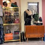 Vintage Deens Dressoir Kast — Jaren '60 met Lade en Klep, Ophalen of Verzenden, Gebruikt, 25 tot 50 cm
