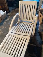 Groot mooi ligbed, evt. met ligkussen, Tuin en Terras, Ophalen, Gebruikt, Kunststof