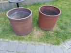Mooie grote bloempotten, Tuin en Terras, Bloembakken en Plantenbakken, Ophalen, Kunststof, Minder dan 60 cm, Rond