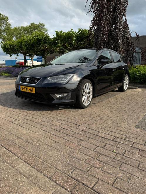 Seat Leon 1.4 TSI 103KW 2014 Zwart, Auto's, Seat, Particulier, Leon, ABS, Airbags, Airconditioning, Alarm, Bluetooth, Boordcomputer