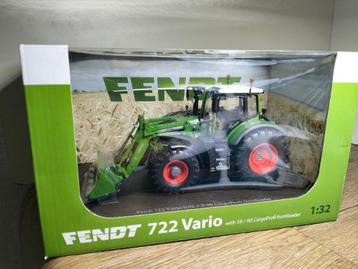Te koop UH Fendt 722 Vario met Cargo 5X/90 Voorlader.(L) beschikbaar voor biedingen