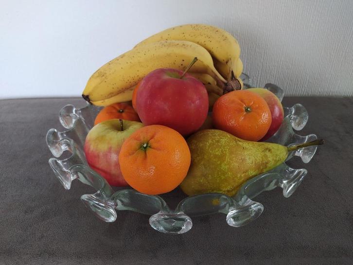 Vintage glazen Humppila schaal, Finland, Antiek en Kunst, Antiek | Glas en Kristal, Ophalen of Verzenden