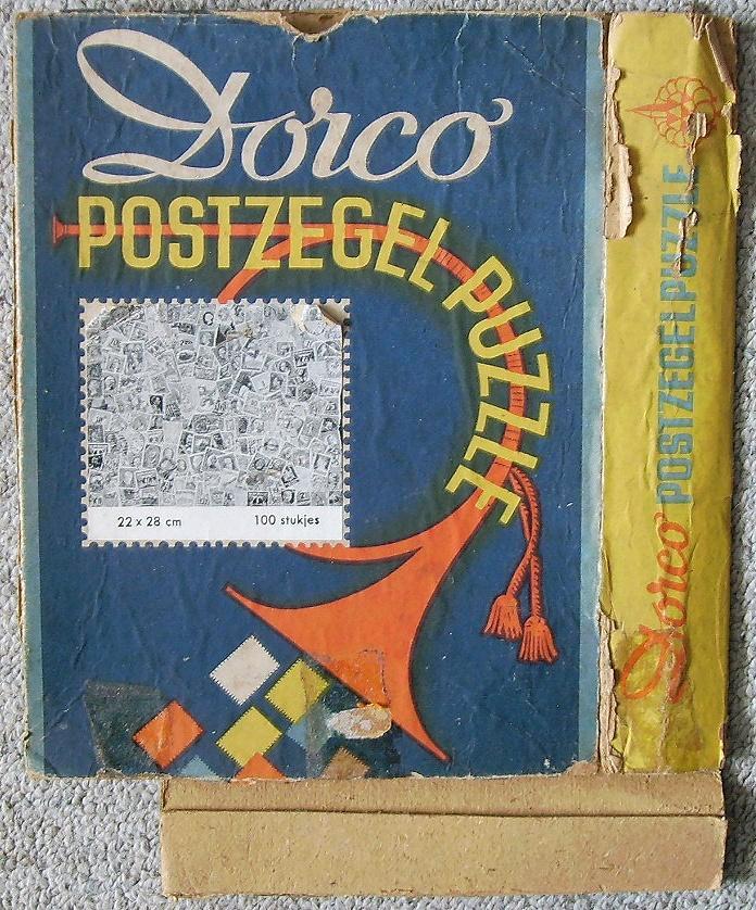 reclamepostzegelpuzzel postzegels Dorco puzzel, Hobby en Vrije tijd, Denksport en Puzzels, Gebruikt, Legpuzzel, Minder dan 500 stukjes