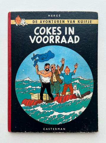 Kuifje - Cokes in voorraad 1e druk 1958 - Hergé beschikbaar voor biedingen
