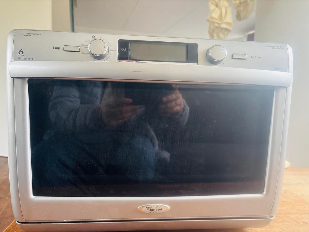 Whirlpool 6th Sense Stoomoven - Uitstekende staat!, Witgoed en Apparatuur, Magnetrons, Combimagnetron, Minder dan 45 cm, Ophalen of Verzenden
