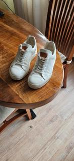 Witte leren sneakers, Kleding | Dames, Schoenen, Ophalen of Verzenden, Wit, Zo goed als nieuw, Sneakers of Gympen