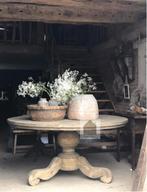 Landelijke RONDE EETTAFEL * 120,130,140,150,160,170,180, Huis en Inrichting, Tafels | Eettafels, Rond, Nieuw, Ophalen of Verzenden