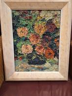 Schilderij Rozen in Vaas Peter v Braken, Ophalen of Verzenden