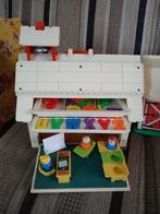 fisher price schooltje en boerderij, Ophalen of Verzenden, Gebruikt, Speelset, Met geluid