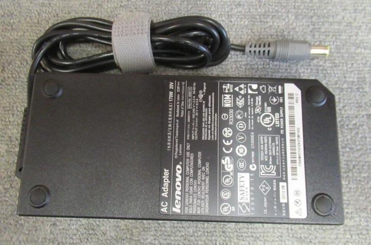 Lenovo oplader 45N0111 170W adapter – Y410P Y500 Y510P Y560, Computers en Software, Laptop-opladers, Zo goed als nieuw, Ophalen of Verzenden